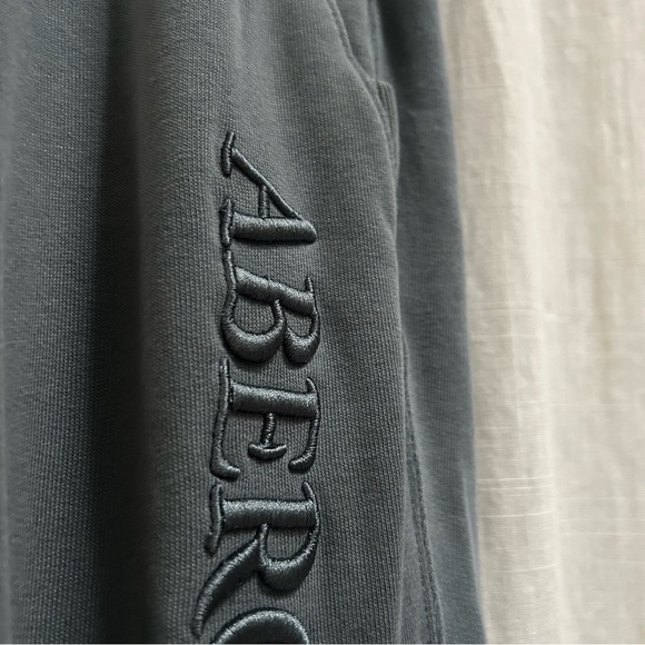 Abercrombie Soft AF blue relaxed embossed sweatpants size medium - Picture 7 of 13